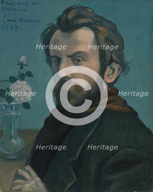 Self-portrait, 1897. Creator: Emile Bernard.