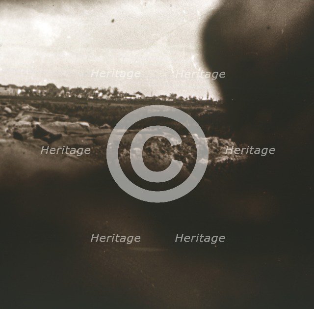 Machine gun shelter, Diksmuide, Belgium, c1914-c1918. Artist: Unknown.