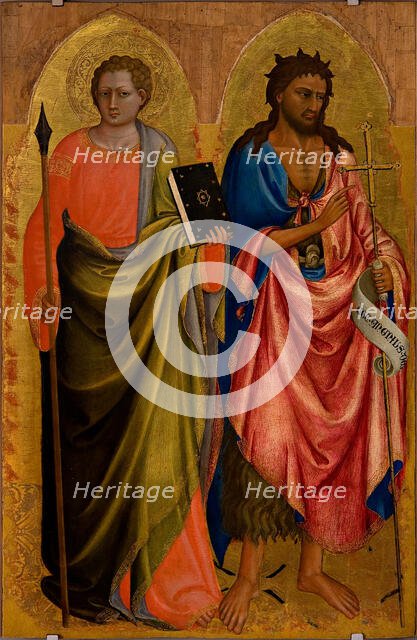 Saint Thomas and Saint John the Baptist, First third of the 15th cen.. Creator: Bicci di Lorenzo (1373-1452).