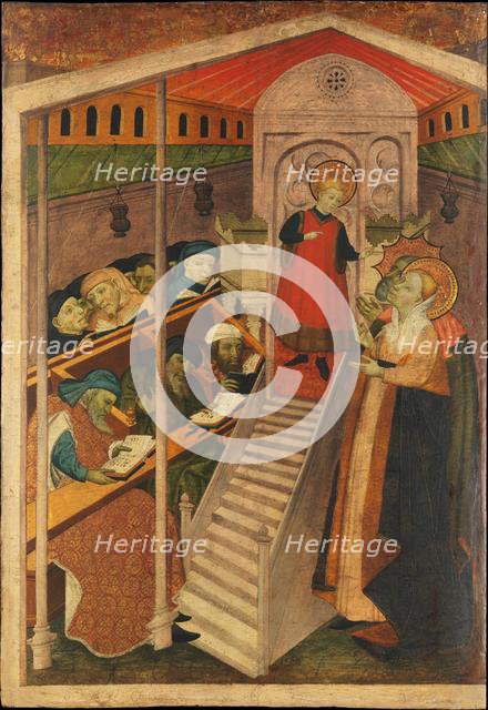 Christ among the Doctors. Creator: Spanish (Catalan) Painter (early 15th century).