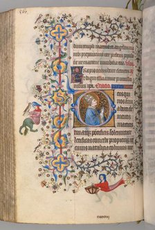 Hours of Charles the Noble, King of Navarre (1361-1425), , fol. 274v, St. Clement, c. 1405. Creator: Master of the Brussels Initials and Associates (French).