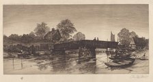 Untitled (Old Bridge), 1888. Creator: Charles Frederick William Mielatz.