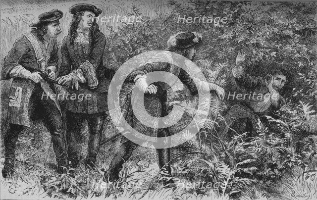 'Capture of Monmouth',  6 July 1685, (c1880). Artist: Unknown.