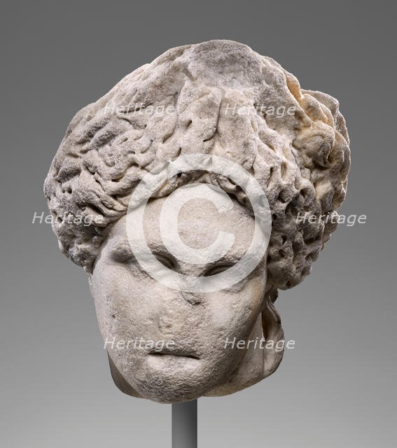 Head of Apollo (Lykeios-Cyrene type), 2nd century A.D. Creator: Unknown.