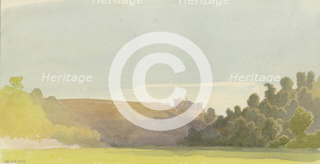 Braunfels castle, 1858. Creator: Carl Theodor Reiffenstein.