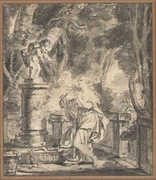 Sacrifice to Love, c. 1766. Creator: Jean-Baptiste Greuze.