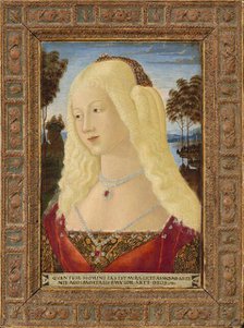 Portrait of a Lady, c. 1485. Creator: Neroccio de Landi.