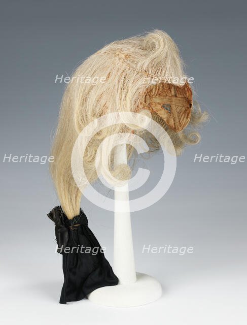 Wig, French, 1780-1800. Creator: Unknown.