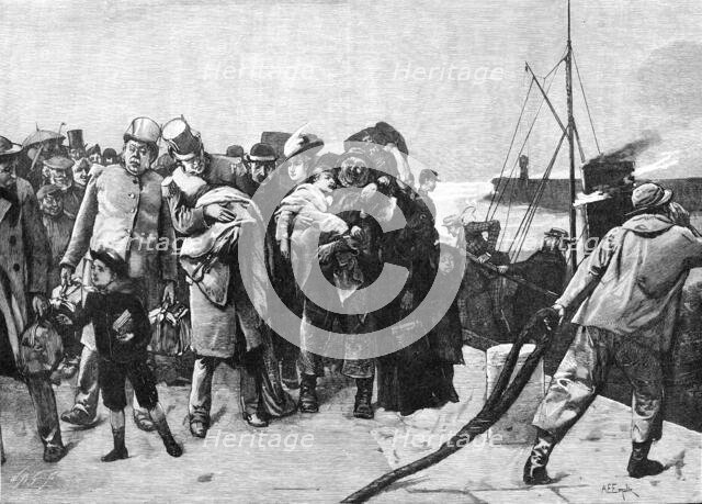 After a Rough Passage, 1883. Creator: William Biscombe Gardner.