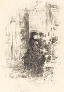 The Duet, 1894. Creator: James Abbott McNeill Whistler.