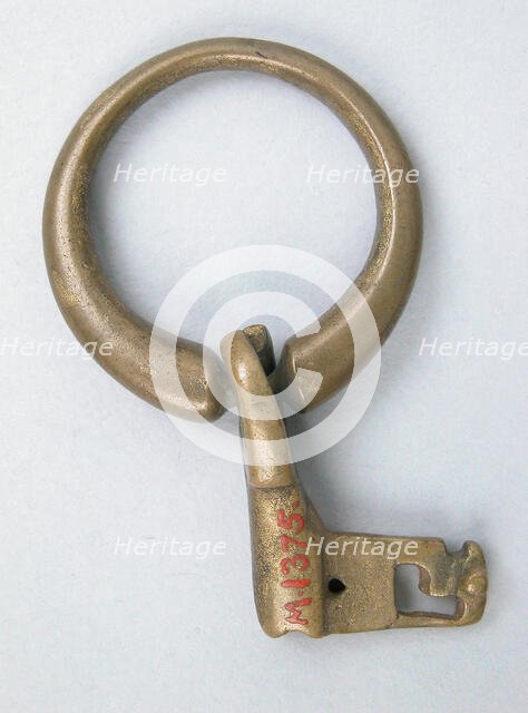 Key on Ring, Byzantine, 395-640. Creator: Unknown.