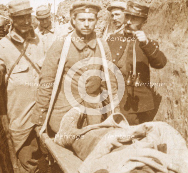 Sidi-Brahim trenches, Carency, northern France, c1914-c1918. Artist: Unknown.