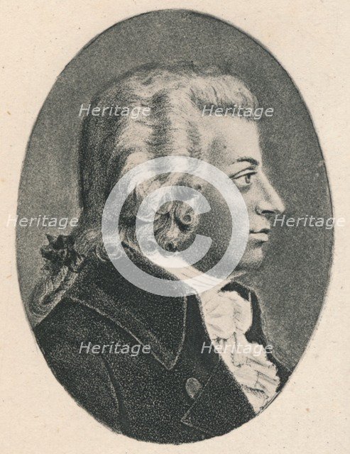 'Mozart.', 1895. Creator: Unknown.