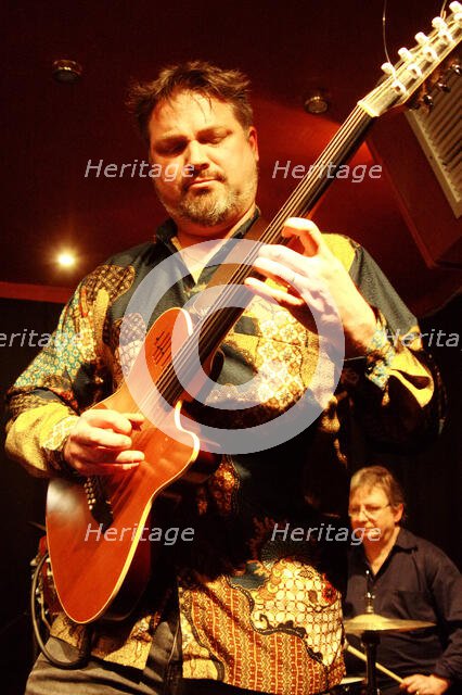 Nicolas Meier, Oxley-Meier Guitar Project, Verdict Jazz Club, Brighton, East Sussex, May 2023. Creator: Brian O'Connor.