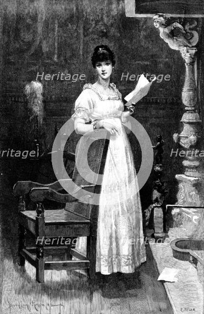 News from Abroad, by Davidson Knowles, 1890. Creator: R. Taylor.