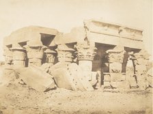 Ruines du Temple de Koum-Ombou (Ombos), 1849-50. Creator: Maxime du Camp.