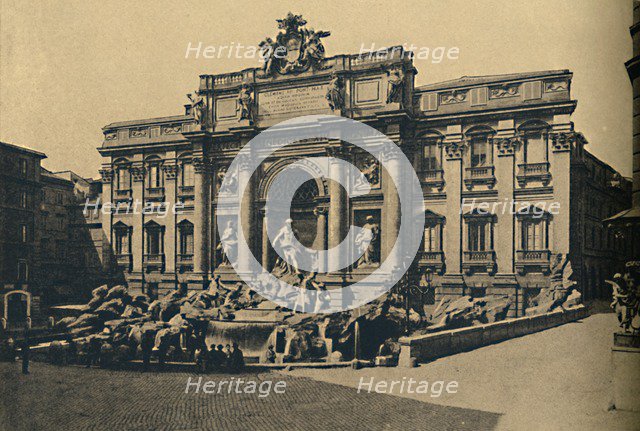 'Roma - Fountain of Trevi', 1910. Artist: Unknown.