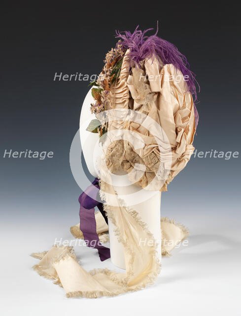 Bonnet, British, ca. 1870. Creator: Unknown.