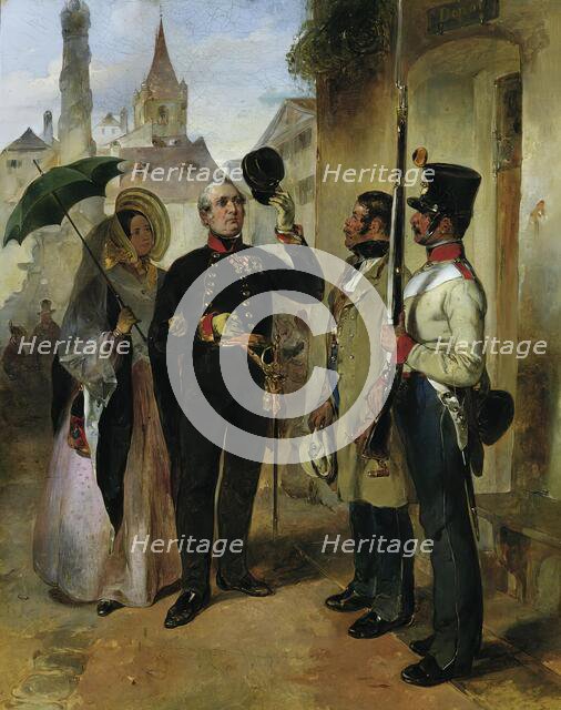 The sentry, c1840. Creator: Carl Schindler.