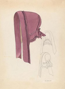 Bonnet, c. 1936. Creator: Margaret Concha.