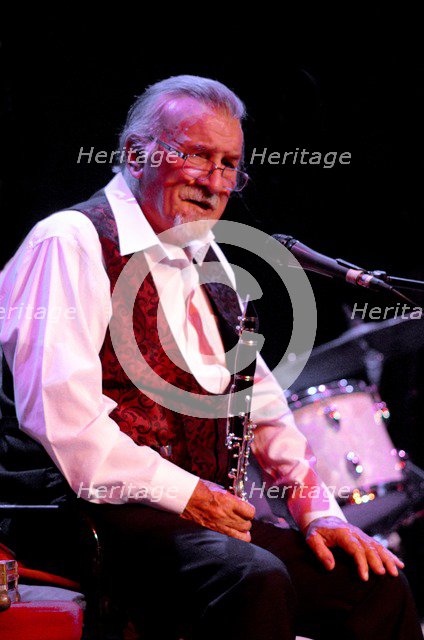 Acker Bilk, Dorking Halls, Dorking, Surrey, 2012. Artist: Brian O'Connor.