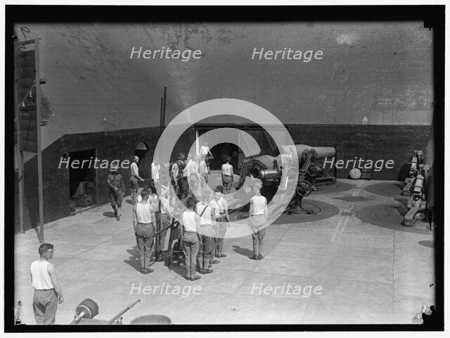 Fort interior, between 1913 and 1917. Creator: Harris & Ewing.