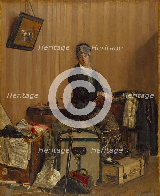 The Customs, 1877. Artist: Mancini, Antonio (1852-1930)