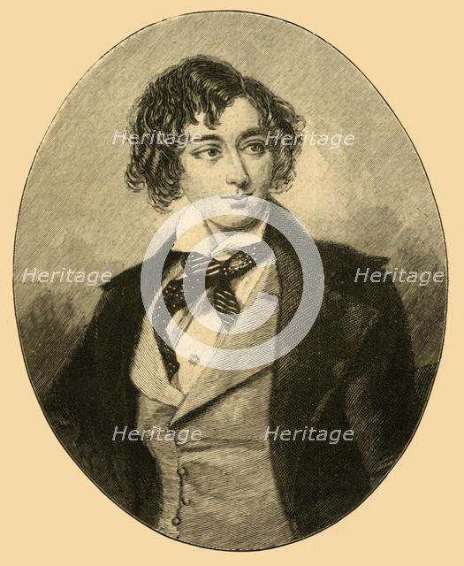 Benjamin Disraeli, British politician, c1840 (c1890). Creator: Unknown.
