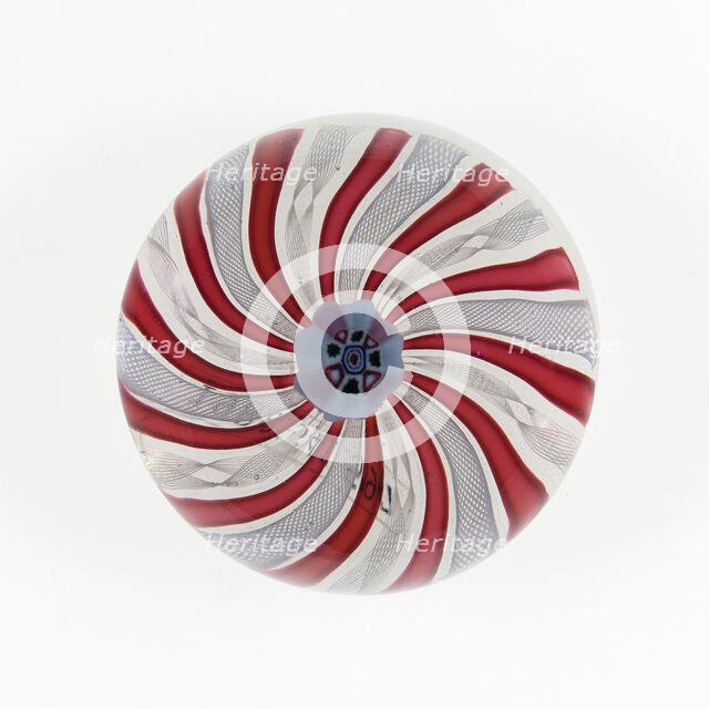 Paperweight, Clichy, c. 1845-60. Creator: Clichy Glassworks.