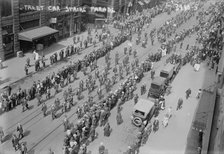 Street car strike parade, 1916. Creator: Bain News Service.