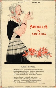 Abdulla Cigarettes, 1920s. Artist: Georges Barbier