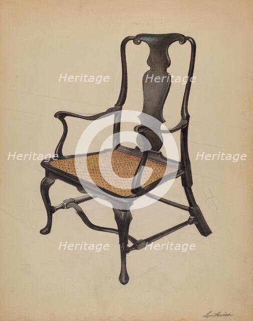 Armchair, c. 1936. Creator: Louis Annino.