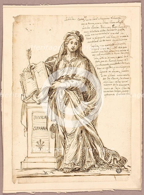 Cumean Sibyl, n.d. Creator: Unknown.