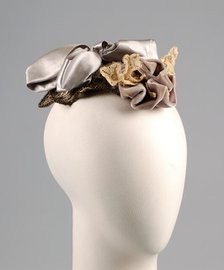 Evening hat, American, ca. 1895. Creator: Madame Tierce.