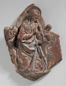 God the Father with Two Angels, c1489. Creator: Benedetto da Maiano.