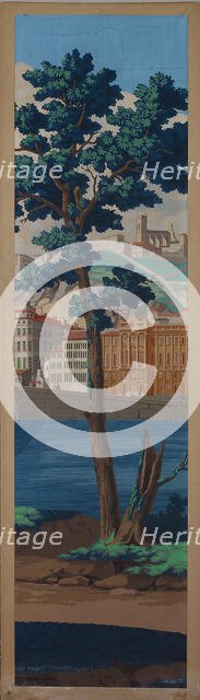 Panel: The Views of Lyon, France, First edition, 1821. Creator: Unknown.