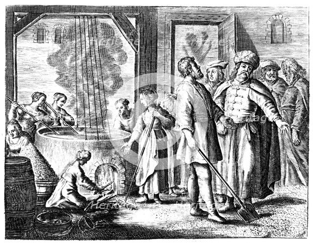 Salt Works, Amsterdam, 1660. Artist: Unknown