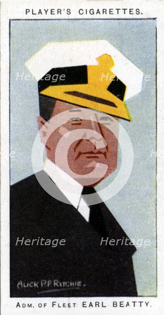 David Beatty, 1st Earl Beatty, admiral, 1926.Artist: Alick P F Ritchie