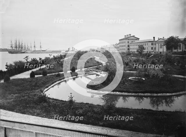 View of Annapolis, Maryland (Naval Academy), between 1860 and 1880. Creator: Unknown.