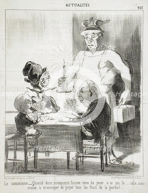 Le Commerce...Quand donc..., 1851. Creator: Honore Daumier.