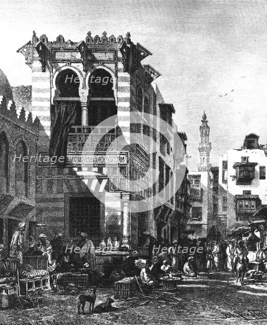 'Popular Schools in the Heart of Cairo, Egypt', 1880. Artist: Unknown