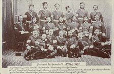 Group of Sergeants 2-14th Regiments, 1867, 1867. Creator: William Francis Gordon.