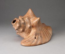 Sculpture in the Form of a Conch Shell, Possibly a Trumpet, 200 B.C./A.D. 200. Creator: Unknown.