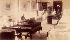 Bellevue Hospital, New York City: a ward for children, protected by bars..., 1885-1898. Creator: Unknown.