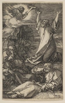 Christ on the Mount of Olives, from The Passion, 1508. Creator: Albrecht Durer.