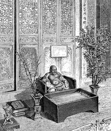 'Domestic Altar, The Smiling Buddha', c1890. Artist: Unknown