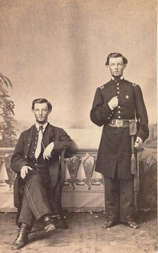 Alonzo H. Sterrett, Late Adjutant, Fortieth U.S. Infantry, July 27, 1865. Creator: Hall & Company's Photograph Gallery.