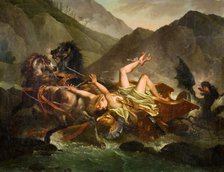 The Death Of Hippolytus, 1780-1820. Creator: Unknown.
