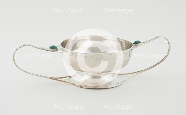 Loop-Handled Dish, England, 1902/03. Creator: Charles Robert Ashbee.