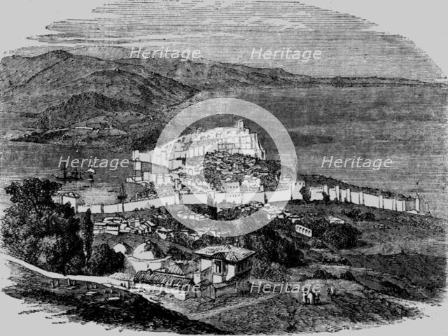 'View of the Sinope from Bos-Tepe', 1854. Creator: Unknown.